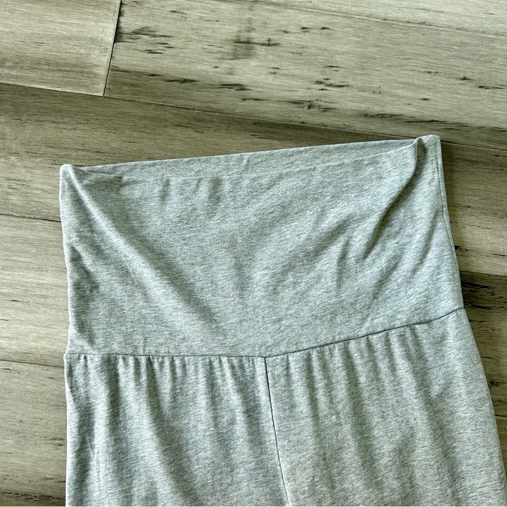 💸 5/20 Matilda Jane Heather Gray Stretch Flare Leg Yoga Pants - Picture 4 of 8